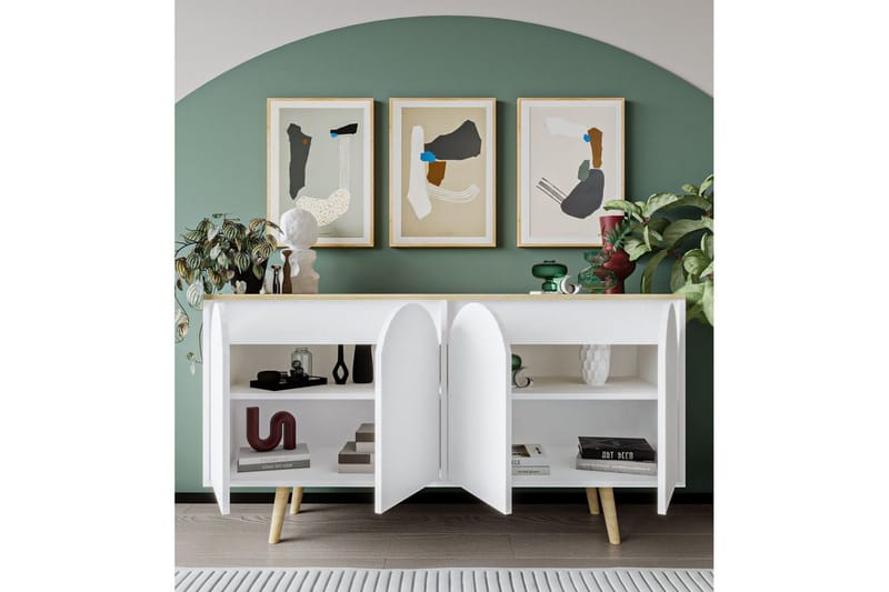 Venezia Konsollbord 150 cm - Brun/Vit - Möbler - Bord & matgrupp - Avlastningsbord & sidobord - Konsolbord & hallbord