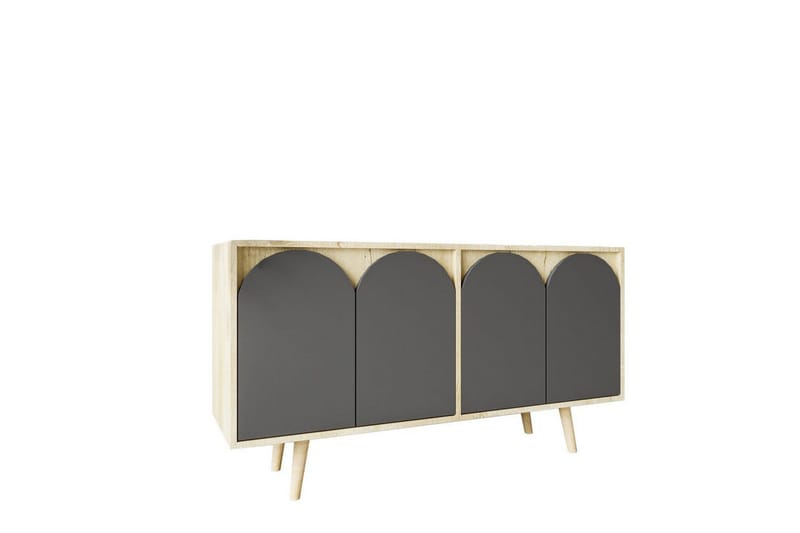 Venezia Konsollbord 150x150 cm - Brun/Antracit - Möbler - Bord & matgrupp - Avlastningsbord & sidobord - Konsolbord & hallbord