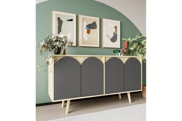 Venezia Konsollbord 150x150 cm - Brun/Antracit - Möbler - Bord & matgrupp - Avlastningsbord & sidobord - Konsolbord & hallbord