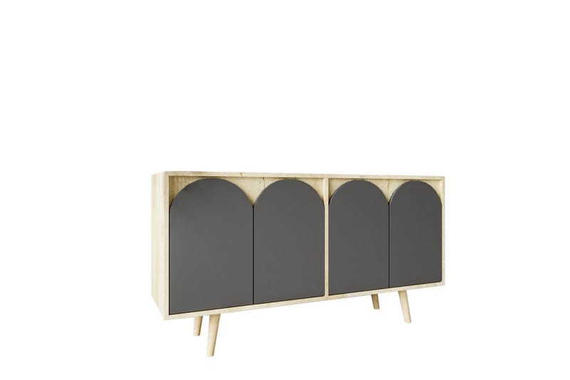 Venezia Konsollbord 150x150 cm - Brun/Antracit - Möbler - Bord & matgrupp - Avlastningsbord & sidobord - Konsolbord & hallbord