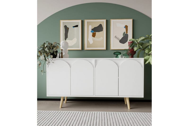 Venezia Konsollbord 150x150 cm - Vit - Möbler - Bord & matgrupp - Avlastningsbord & sidobord - Konsolbord & hallbord