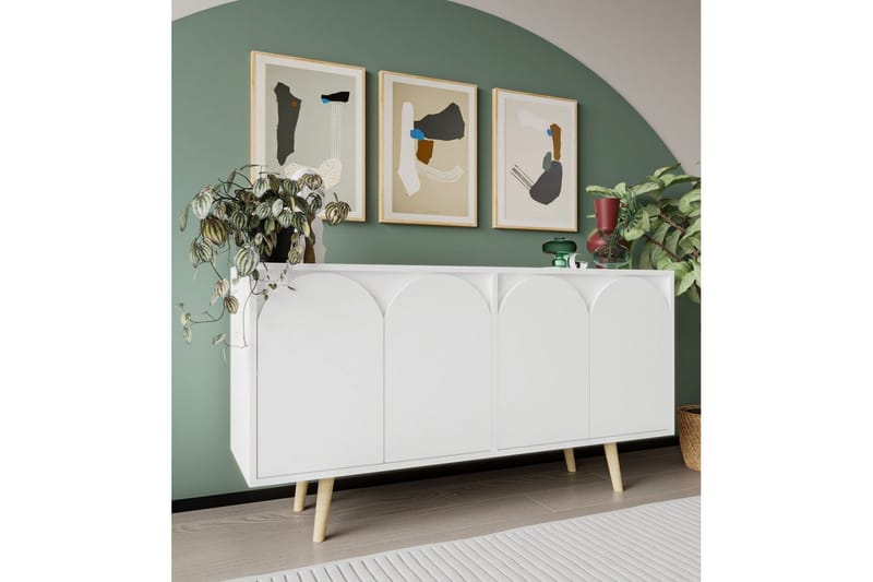 Venezia Konsollbord 150x150 cm - Vit - Möbler - Bord & matgrupp - Avlastningsbord & sidobord - Konsolbord & hallbord