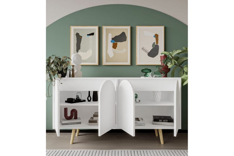 Venezia Konsollbord 150x150 cm - Vit - Möbler - Bord & matgrupp - Avlastningsbord & sidobord - Konsolbord & hallbord