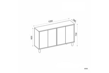 Veradia Konsollbord 120 cm - Ek - Möbler - Bord & matgrupp - Avlastningsbord & sidobord - Konsolbord & hallbord