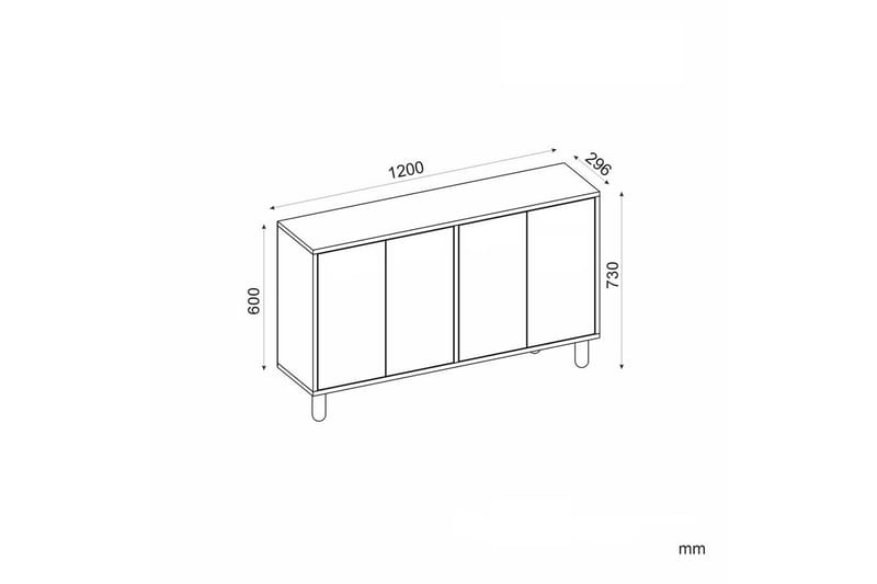 Veradia Konsollbord 120 cm - Ek - Möbler - Bord & matgrupp - Avlastningsbord & sidobord - Konsolbord & hallbord