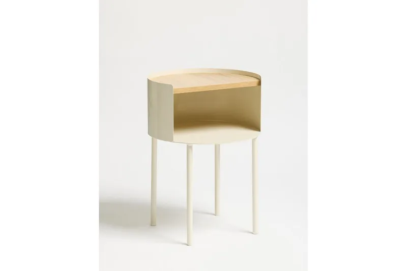 Veyric Sidobord 40 cm - Cream - Möbler - Bord & matgrupp - Avlastningsbord & sidobord - Lampbord & sidobord