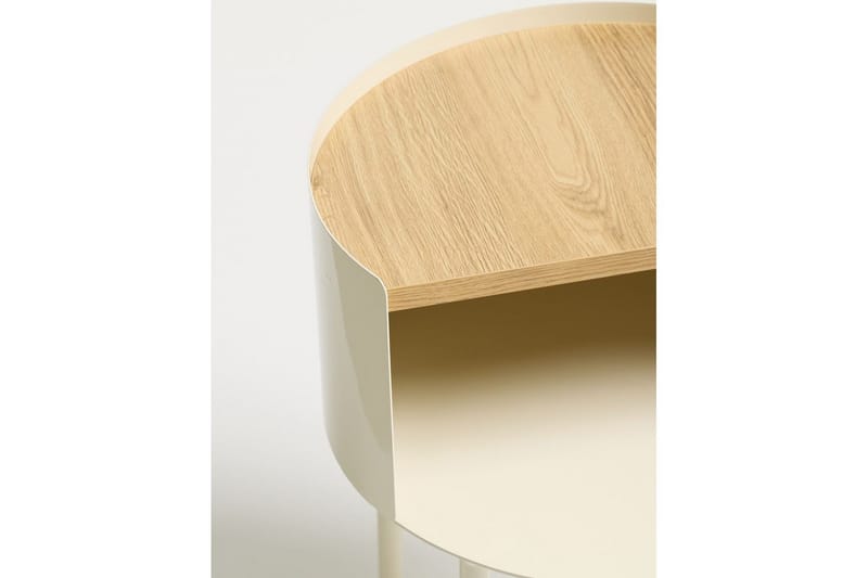 Veyric Sidobord 40 cm - Cream - Möbler - Bord & matgrupp - Avlastningsbord & sidobord - Lampbord & sidobord