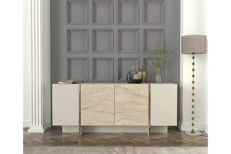 Veyron Konsollbord 180 cm - Beige/Sandsten - Möbler - Bord & matgrupp - Avlastningsbord & sidobord - Konsolbord & hallbord