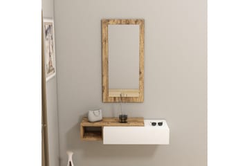 Vien Sidobord 82 cm - Brun/Vit - Möbler - Bord & matgrupp - Avlastningsbord & sidobord - Lampbord & sidobord