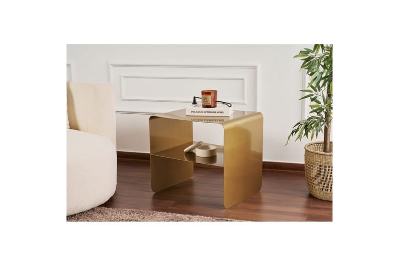 Vino Sidobord 45 cm - Guld - Möbler - Bord & matgrupp - Avlastningsbord & sidobord - Lampbord & sidobord