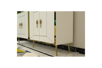 Virdel Konsollbord 150 cm - Guld/Vit - Möbler - Bord & matgrupp - Avlastningsbord & sidobord - Konsolbord & hallbord