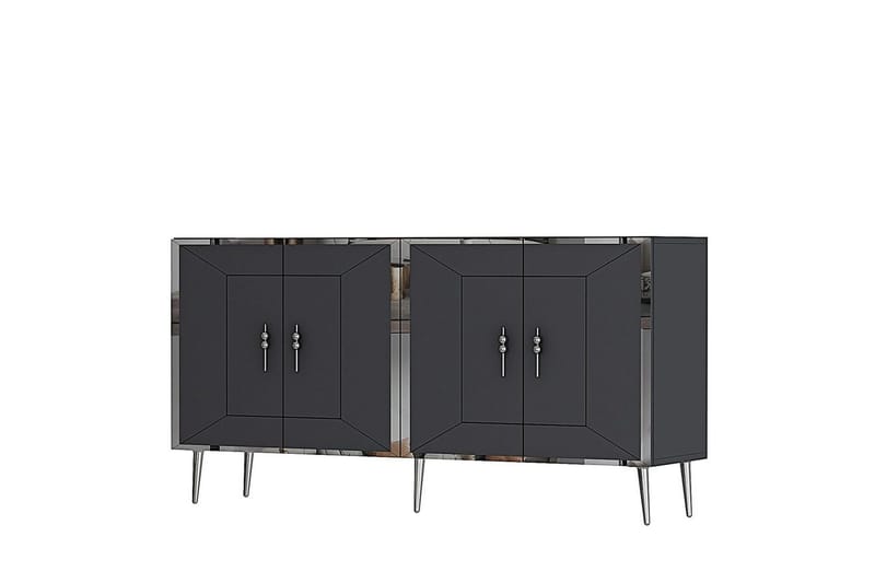 Virdel Konsollbord 150 cm - Silver/Antracit - Möbler - Bord & matgrupp - Avlastningsbord & sidobord - Konsolbord & hallbord