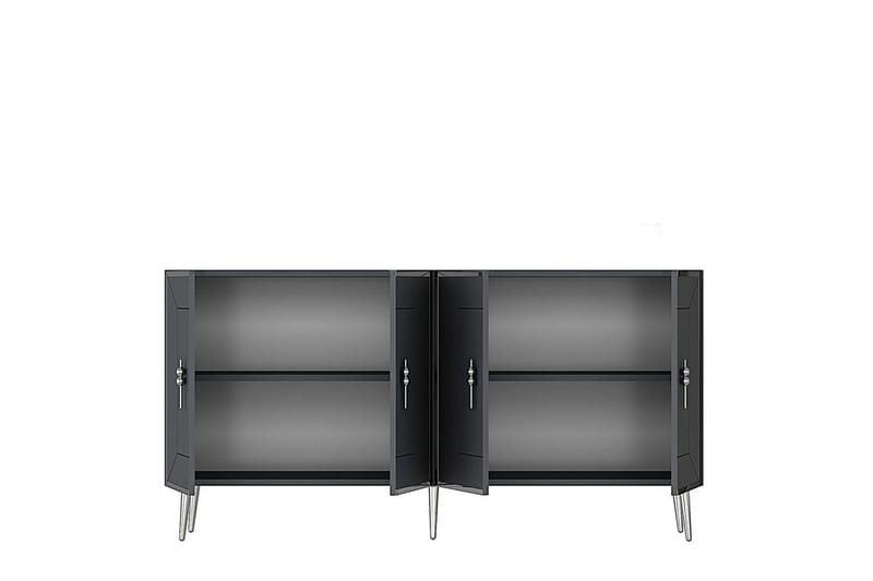 Virdel Konsollbord 150 cm - Silver/Antracit - Möbler - Bord & matgrupp - Avlastningsbord & sidobord - Konsolbord & hallbord