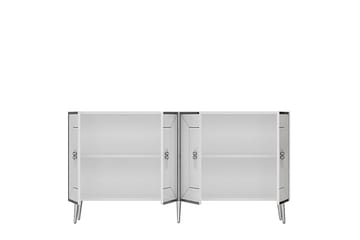 Virdel Konsollbord 150 cm - Vit/Silver - Möbler - Bord & matgrupp - Avlastningsbord & sidobord - Konsolbord & hallbord