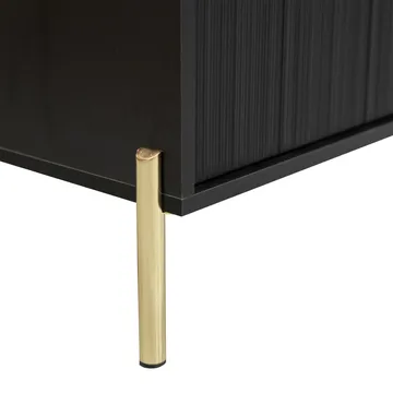 Virmani Sängbord 47 cm - Svart - Möbler - Bord & matgrupp - Avlastningsbord & sidobord - Sängbord & nattduksbord