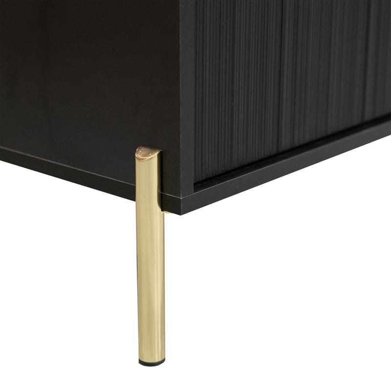 Virmani Sängbord 47 cm - Svart - Möbler - Bord & matgrupp - Avlastningsbord & sidobord - Sängbord & nattduksbord