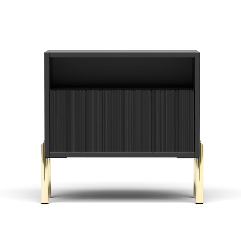 Virmani Sängbord 47 cm - Svart - Möbler - Bord & matgrupp - Avlastningsbord & sidobord - Sängbord & nattduksbord