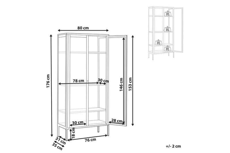 Vitrinskåp Harty - Möbler - Bord & matgrupp - Avlastningsbord & sidobord - Konsolbord & hallbord