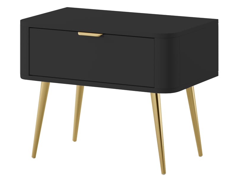 Walia Sängbord 63 cm - Svart - Möbler - Bord & matgrupp - Avlastningsbord & sidobord - Sängbord & nattduksbord