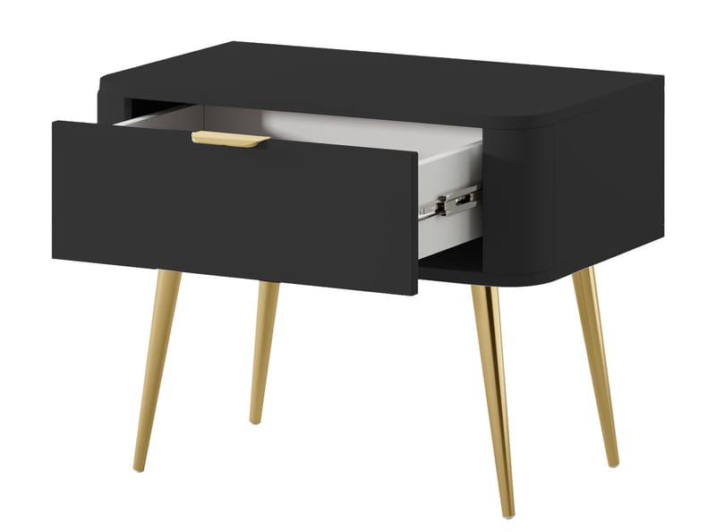 Walia Sängbord 63 cm - Svart - Möbler - Bord & matgrupp - Avlastningsbord & sidobord - Sängbord & nattduksbord