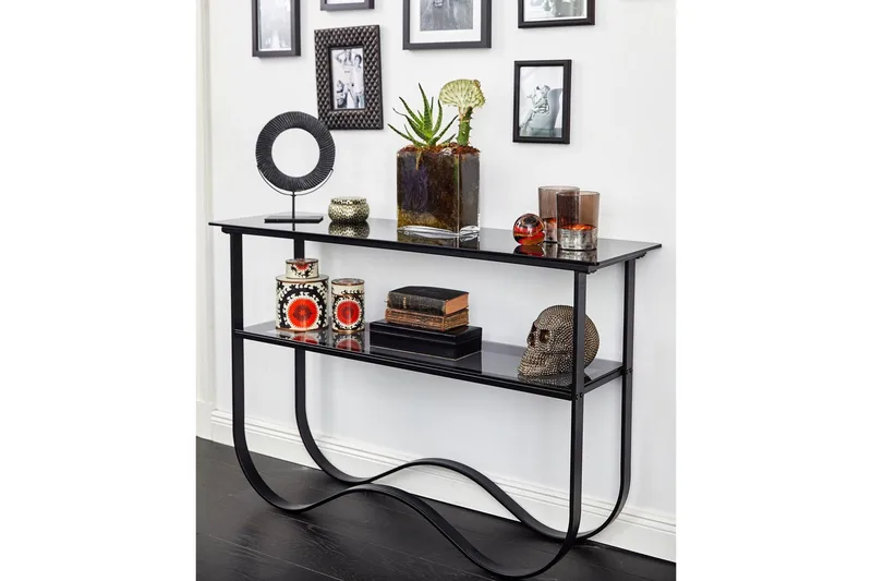 Wavy Avlastningsbord 117 cm - Svart - Möbler - Bord & matgrupp - Avlastningsbord & sidobord - Konsolbord & hallbord