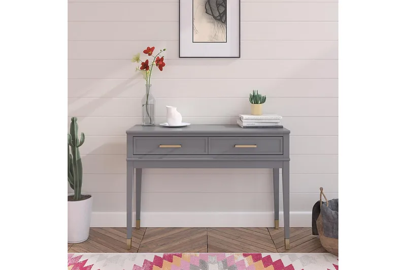 Westerleigh Konsollbord 105 cm Grå - CosmoLiving - Möbler - Bord & matgrupp - Avlastningsbord & sidobord - Konsolbord & hallbord