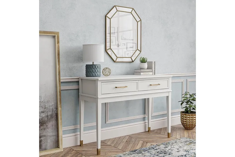 Westerleigh Konsollbord 105 cm Vit - CosmoLiving - Möbler - Bord & matgrupp - Avlastningsbord & sidobord - Konsolbord & hallbord