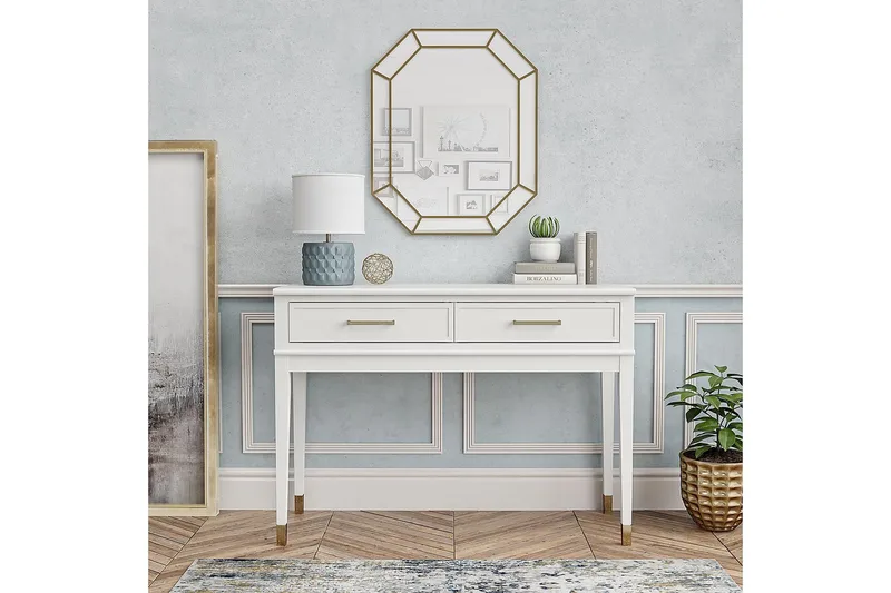 Westerleigh Konsollbord 105 cm Vit - CosmoLiving - Möbler - Bord & matgrupp - Avlastningsbord & sidobord - Konsolbord & hallbord