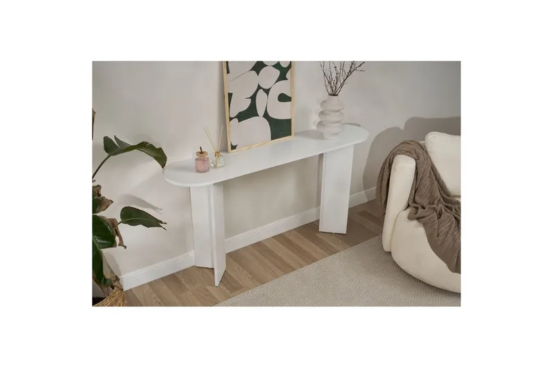 Yeno Konsollbord 150 cm - Vit - Möbler - Bord & matgrupp - Avlastningsbord & sidobord - Konsolbord & hallbord