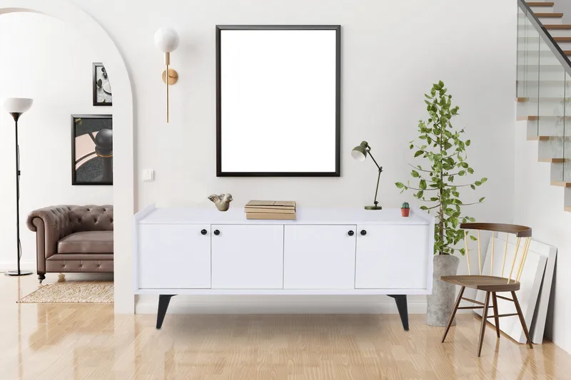 Yeralti Avlastningsbord 150 cm - Vit - Möbler - Bord & matgrupp - Avlastningsbord & sidobord - Konsolbord & hallbord