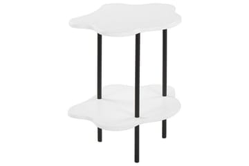 Yokley Sidobord 48 cm - Vit/Svart - Möbler - Bord & matgrupp - Avlastningsbord & sidobord - Lampbord & sidobord