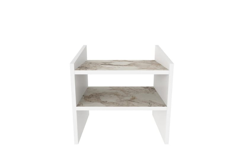 Zalric Sängbord 45 cm, Vit