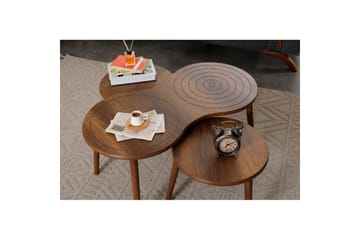 Zalvar Satsbord 100 cm - Sand - Möbler - Bord & matgrupp - Avlastningsbord & sidobord - Satsbord