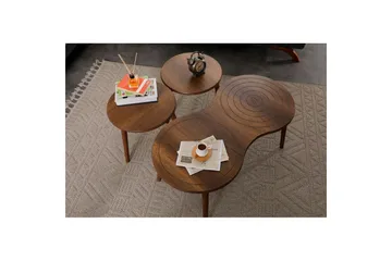 Zalvar Satsbord 100 cm - Sand - Möbler - Bord & matgrupp - Avlastningsbord & sidobord - Satsbord