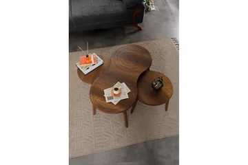 Zalvar Satsbord 100 cm - Sand - Möbler - Bord & matgrupp - Avlastningsbord & sidobord - Satsbord