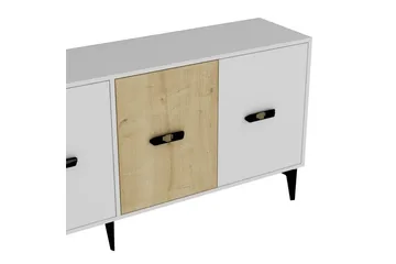 Zaven Konsollbord 180 cm - Vit/Ek - Möbler - Bord & matgrupp - Avlastningsbord & sidobord - Konsolbord & hallbord