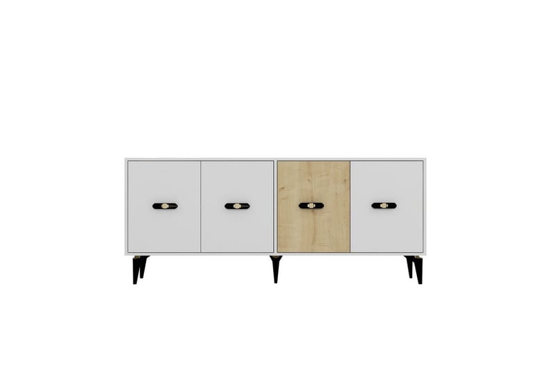 Zaven Konsollbord 180 cm - Vit/Ek - Möbler - Bord & matgrupp - Avlastningsbord & sidobord - Konsolbord & hallbord