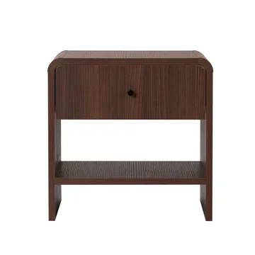 Zavio Sängbord 45x45x40 cm - Milano Walnut - Möbler - Bord & matgrupp - Avlastningsbord & sidobord - Sängbord & nattduksbord
