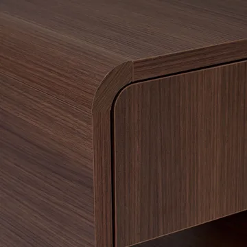 Zavio Sängbord 45x45x40 cm - Milano Walnut - Möbler - Bord & matgrupp - Avlastningsbord & sidobord - Sängbord & nattduksbord