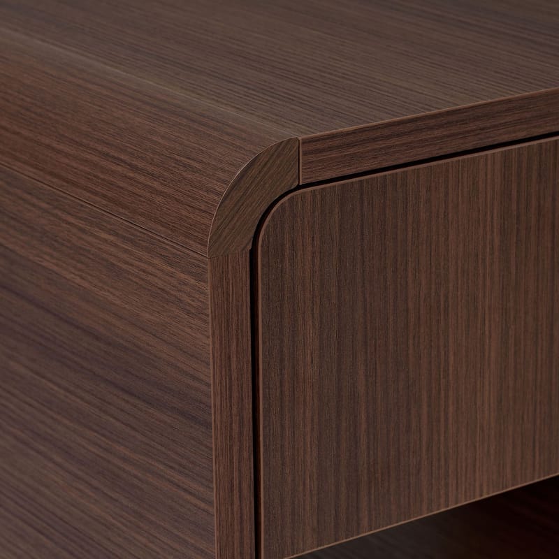 Zavio Sängbord 45x45x40 cm - Milano Walnut - Möbler - Bord & matgrupp - Avlastningsbord & sidobord - Sängbord & nattduksbord