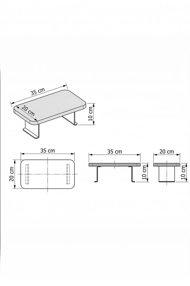 Zayra Armstödsbricka till Soffa - Möbler - Bord & matgrupp - Avlastningsbord & sidobord - Brickbord & småbord