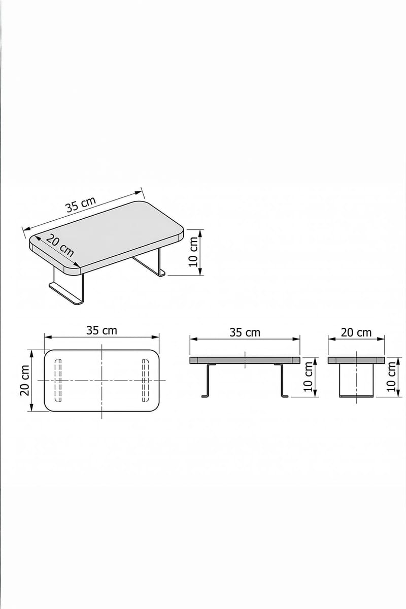 Zayra Armstödsbricka till Soffa - Möbler - Bord & matgrupp - Avlastningsbord & sidobord - Brickbord & småbord