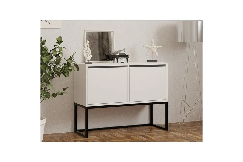 Zermat Konsollbord 90 cm - Vit - Möbler - Bord & matgrupp - Avlastningsbord & sidobord - Konsolbord & hallbord