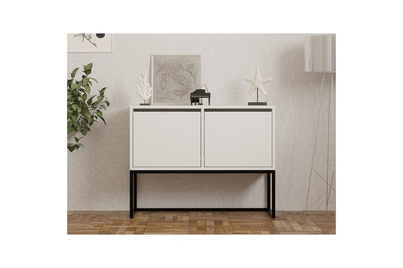 Zermat Konsollbord 90 cm - Vit - Möbler - Bord & matgrupp - Avlastningsbord & sidobord - Konsolbord & hallbord