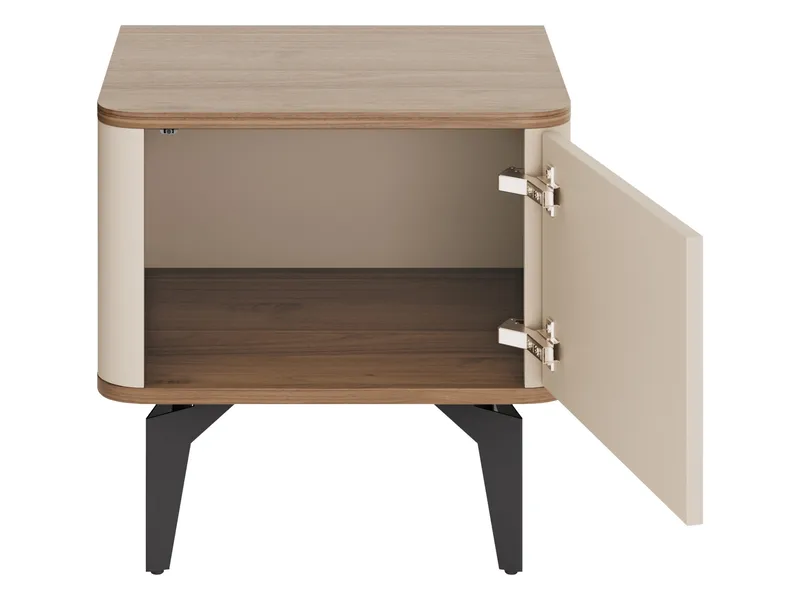 Zeyrin Sängbord 48 cm - Beige|brun|svart - Möbler - Bord & matgrupp - Avlastningsbord & sidobord - Sängbord & nattduksbord