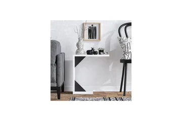 Zoey Sidobord 40 cm - Svart/Vit - Möbler - Bord & matgrupp - Avlastningsbord & sidobord - Lampbord & sidobord