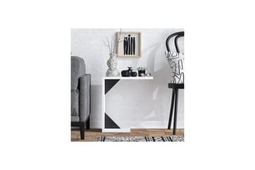 Zoey Sidobord 40 cm - Svart/Vit - Möbler - Bord & matgrupp - Avlastningsbord & sidobord - Lampbord & sidobord
