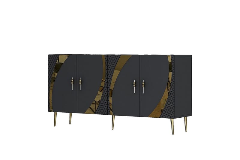 Zoman Konsollbord 150 cm - Guld/Antracit - Möbler - Bord & matgrupp - Avlastningsbord & sidobord - Konsolbord & hallbord