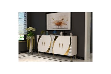 Zoman Konsollbord 150 cm - Guld/Vit - Möbler - Bord & matgrupp - Avlastningsbord & sidobord - Konsolbord & hallbord