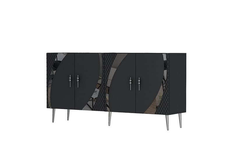 Zoman Konsollbord 150 cm - Silver/Antracit - Möbler - Bord & matgrupp - Avlastningsbord & sidobord - Konsolbord & hallbord